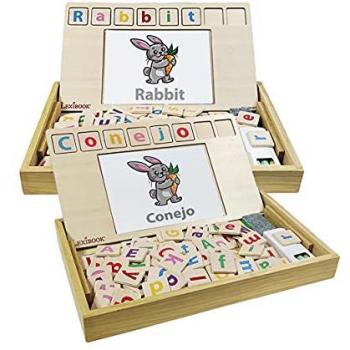 Lexibook Juego de Madera Escuela de Palabras Bilingüe
