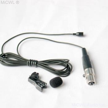 Micrófono de Lazo con Conector de 3.5mm para Sennheiser Shure TA4F AKG