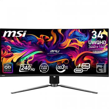 MSI 34 Zoll Curved-Gaming-OLED-Monitor