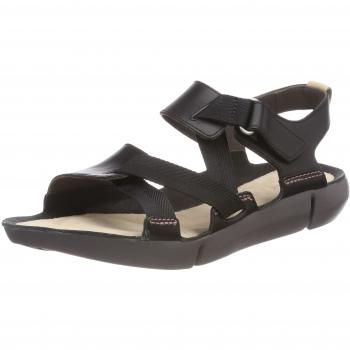 Black Tri Clover Slingback Sandale von Clarks für Frauen in Größe 39.5 EU