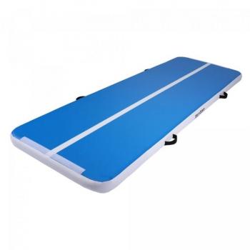 Tapis d’entraînement gonflable AirTrack GORILLA – Bleu, PVC double couche 300 × 100 × 10 cm