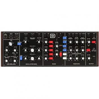 Behringer MODEL D Authentic Analog Synthesizer with 3 VCOs, Ladder Filter, LFO and Eurorack Format