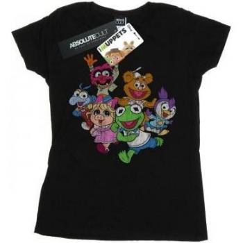 T-shirt nera donna The Muppets Muppet Babies