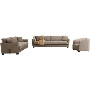 Beigene Sofakombi 331 – 3‑teiliger Komfort mit Sessel