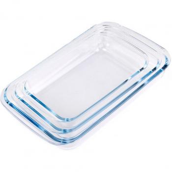 Pyrex Trio – Plateaux de cuisson haute température (420 °C)