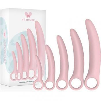 Dilatatori vaginali Intimichic 5 pezzi in silicone