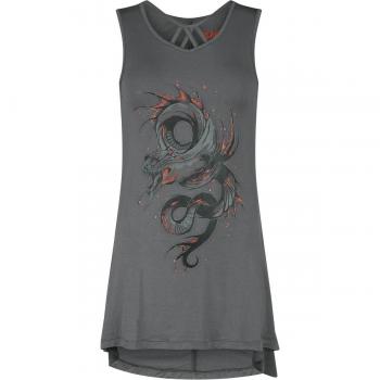 Blusa Mullet Dragón – Empaque Premium, Color Gris, S
