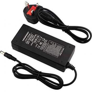 NSHUICH Lithium Battery Fast Charger – 46.8V DC, Dual Plug Size