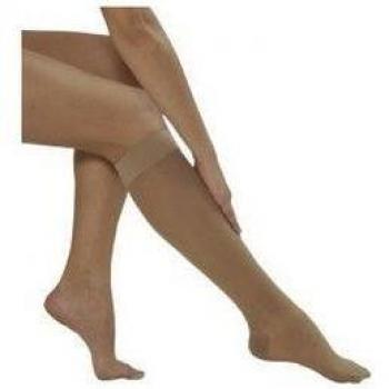 Chaussette de contention courte Medilast, embout noir, compression modérée, S