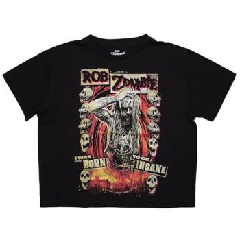 Rob Zombie Inspired Born to Go Insane Crop Top – Large