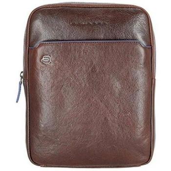 Piquadro Blue Square Luxus-Schulterkoffer 24,5 cm Dunkelbraun