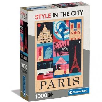 Pariser Chic‑Puzzle – Clementoni Style in der Stadt, 1000 Teile