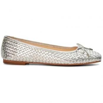 Ballerines tissées Dune London Heights argentées Taille 40 (UK 7)