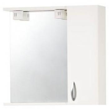Mobile Specchio Bagno Anta Legno Bianco, 60x16x57 cm – Mod.961