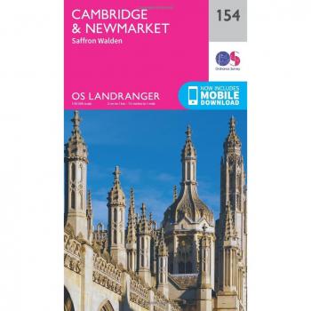 Landranger 154 cambridge newmarket saffron walden os landranger map