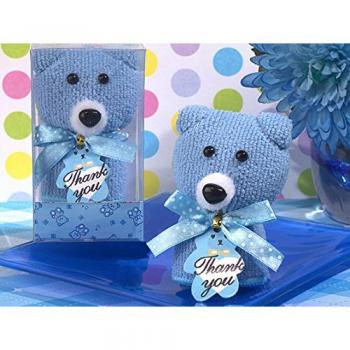 Soft Blue Teddy Towel for Kids