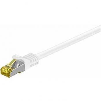RJ45 Câble de Liaison S/FTP CAT 7 2m Blanc