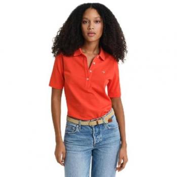 Gant Damen Polo mit Logostickerei