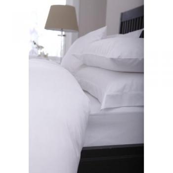 100% Cotton Sestina Fitted Sheet in White