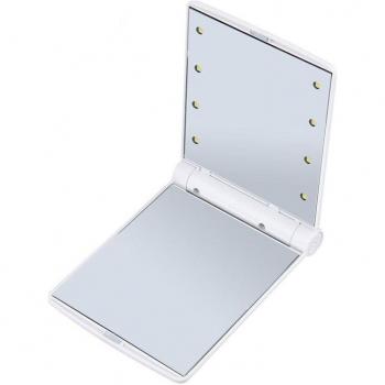 Miroir de maquillage high-tech 16 LED – Touché variateur – Piles incluses – Pied ajustable