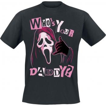 T‑Shirt Noir Ghostface – Qui est ton papa ? – Taille S, XXL disponible