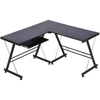 HOMCOM OfficePro – robuster Schreibtisch in Schwarz