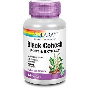 Cimicifuga (Cohosh Noir) 120 Capsules Végétales Solaray