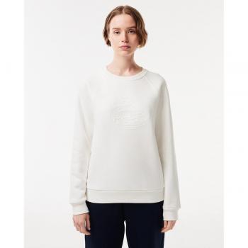 Sudadera Jogger Relaxed Fit blanca de Lacoste
