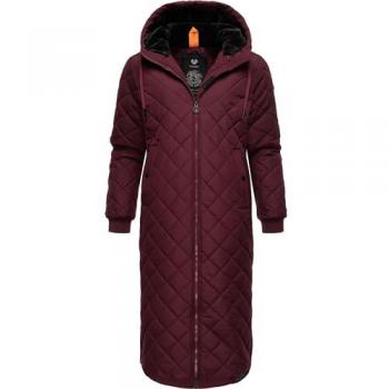 Ragwear Steppmantel Niran, Damen, weinrot, Gr. XXL