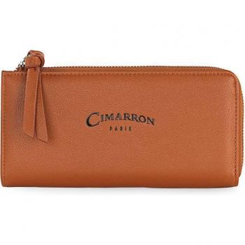 Cartera Shasta grande para mujer con bloqueo Rfid en color camel
