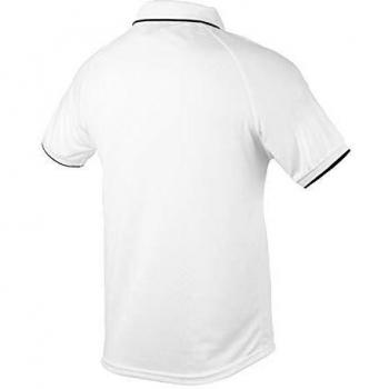 Umbro Torch Kids' 8‑Year Polo, White, Short Sleeve