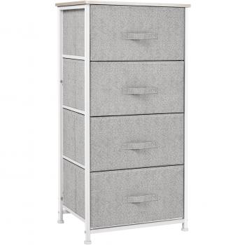 Organisateur confortable HOMCOM 4 tiroirs pour chambre