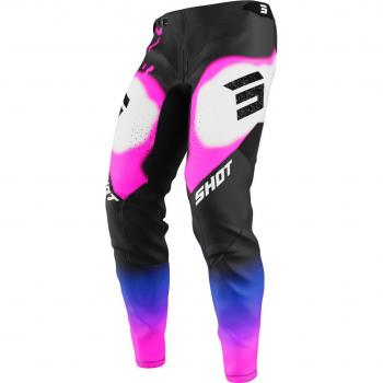 Shot Aerolite Astral Pantaloni Moto Cross Blu Porpora 38