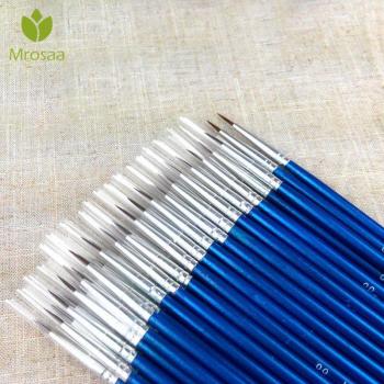 Pluma de Pintura de Nylon Azul