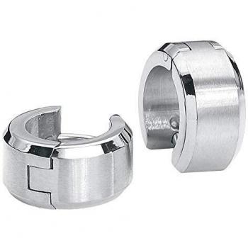 Pendientes Unisex de Acero Inoxidable