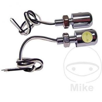 Set Bulloni Luci Targa Cromo JMT Mini M6 16x13 mm Moto