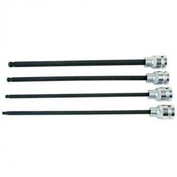 Laser Tools 6711 Extra Long Ball End Hex Socket Bit Set 1/2 Drive