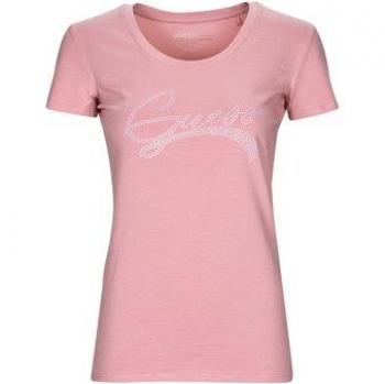 Guess Women’s Pink Adelina T‑Top SS RN