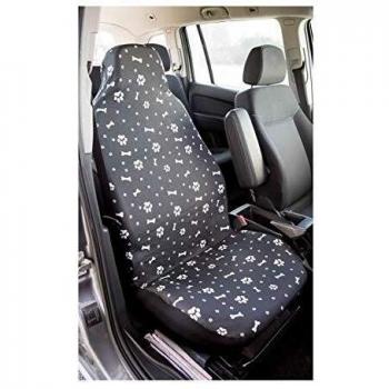 Housse de protection avant pour chien noir