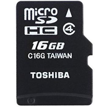 Toshiba Carte mémoire flash 16 Go microSDHC