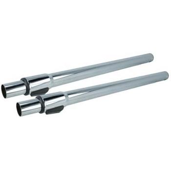 Tubo d’aria doppio per Rowenta FT-1300 – 32mm, 58-96cm, Finish cromato