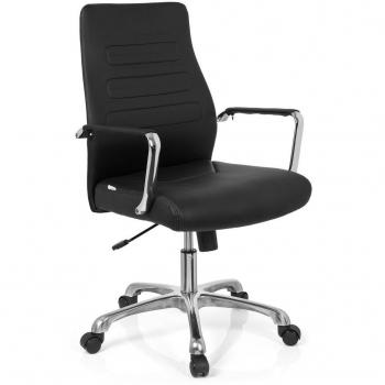 Kunstleder‑Chefstuhl TEWA – Drehbar, ergonomische Rückenlehne