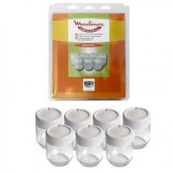 Kit complet de 7 pots pour yaourtière Moulinex