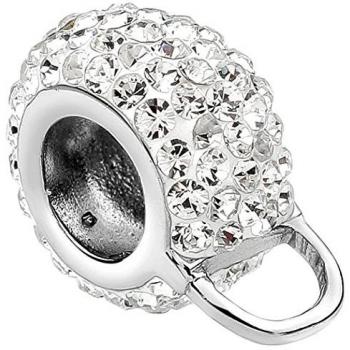 Nenalina Eleganter Charm Bead Kristalle 925 Silber 1 ct
