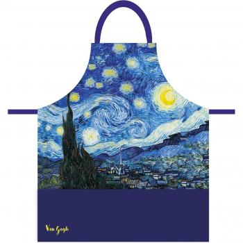 Blue 78x68 cm Van Gogh Apron – Lily Collection