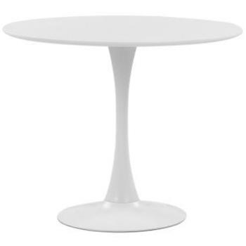 Boca Table Ronde en Bois Blanc – 90 cm – 4 Personnes