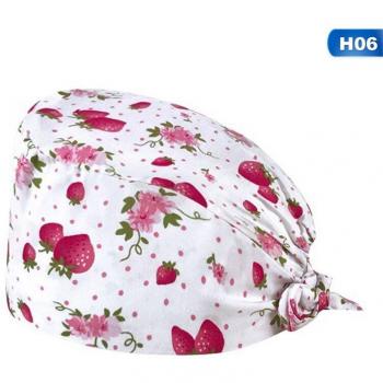 Chapeau de chirurgie floral pour infirmières