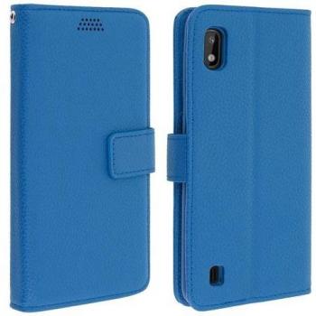 Avitar – Custodia Galaxy A10 Multiuso: wallet, supporto video – Blu