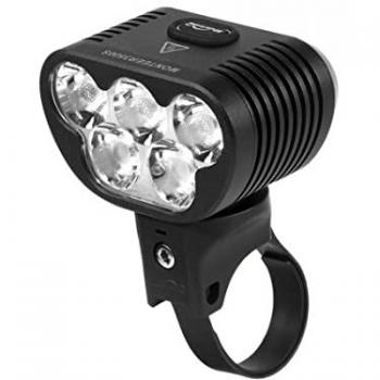 Fanale Anteriore Magic Shine Monteer 5000s Nero con Illuminazione Potente