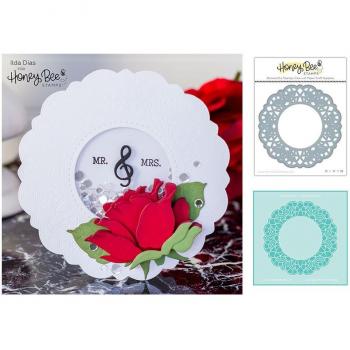 Delicate Doily Card Base Metal Cutting Die Stencil